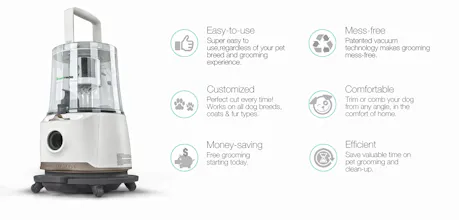 Groomrade: Smart & Mess-Free Vacuum Dog Groomer gallery image