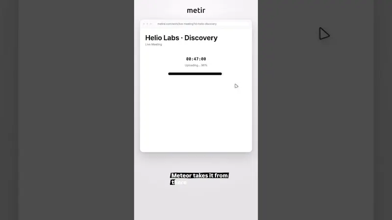 Metir AI screenshot 1 (video preview)
