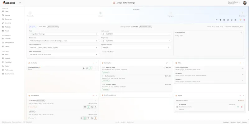Asesorio - Invoicing & Tax Determination screenshot 2