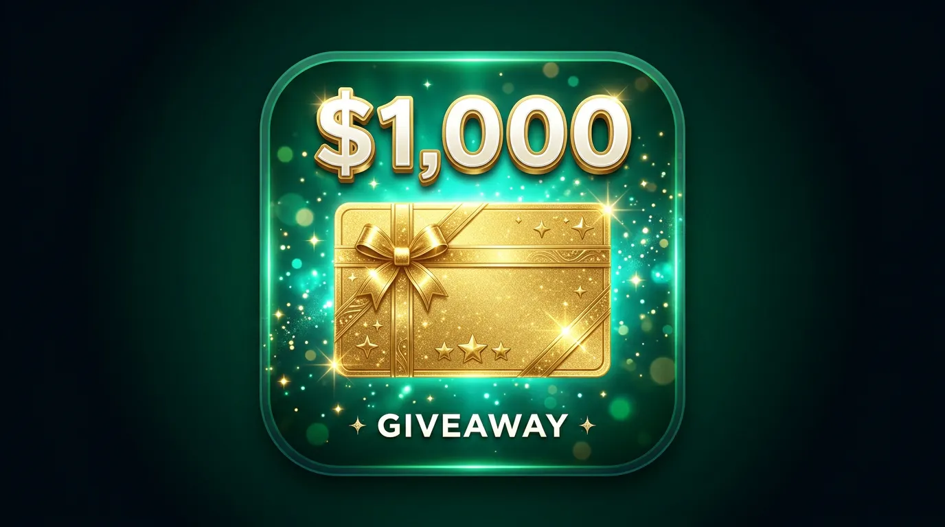Last Hours: $1,000 Gift Card Giveaway 