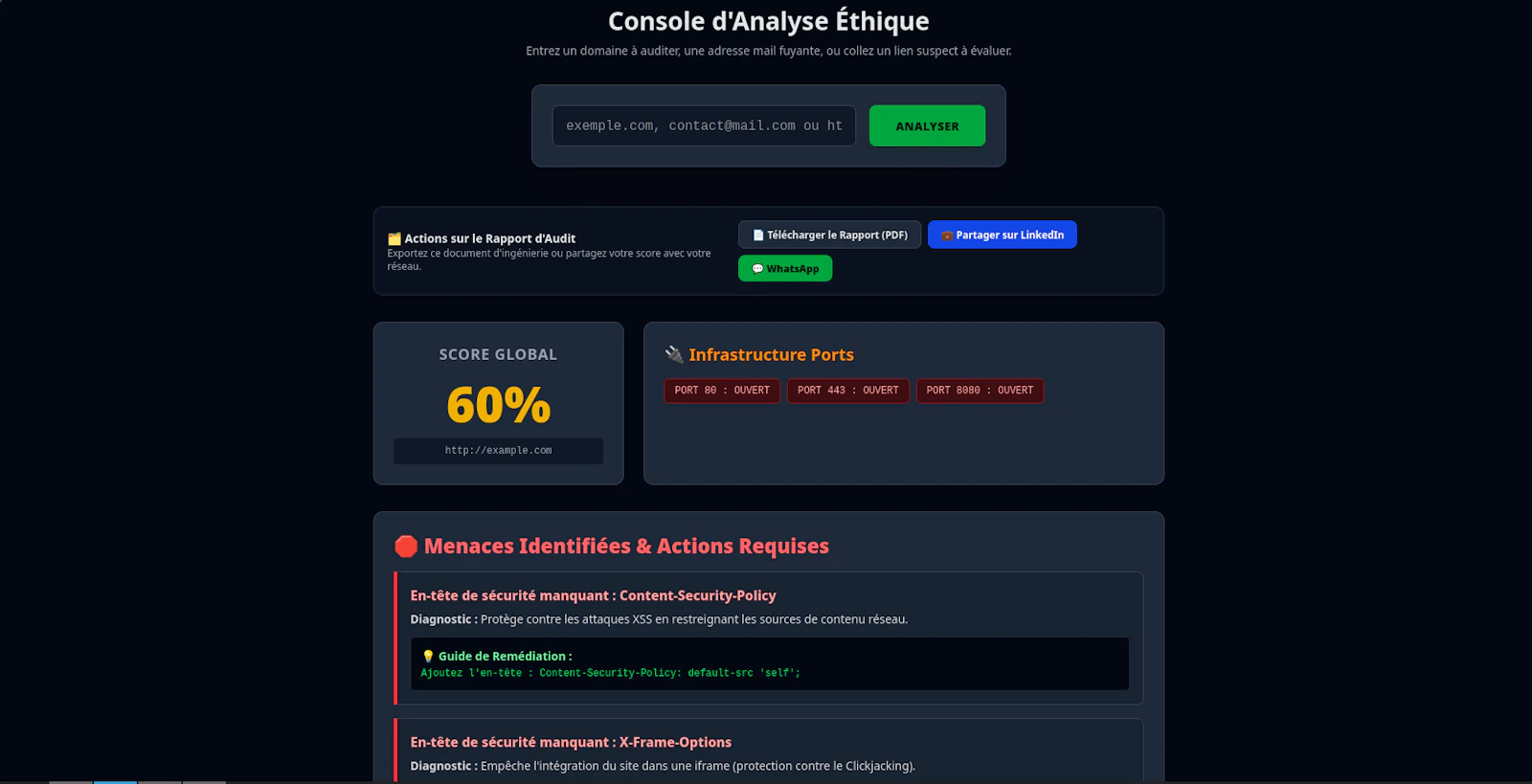 Waloscan screenshot 3