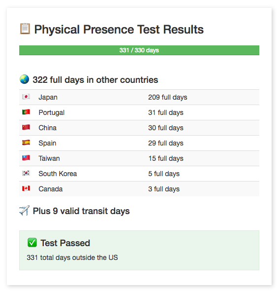 FEIE Calc gallery image