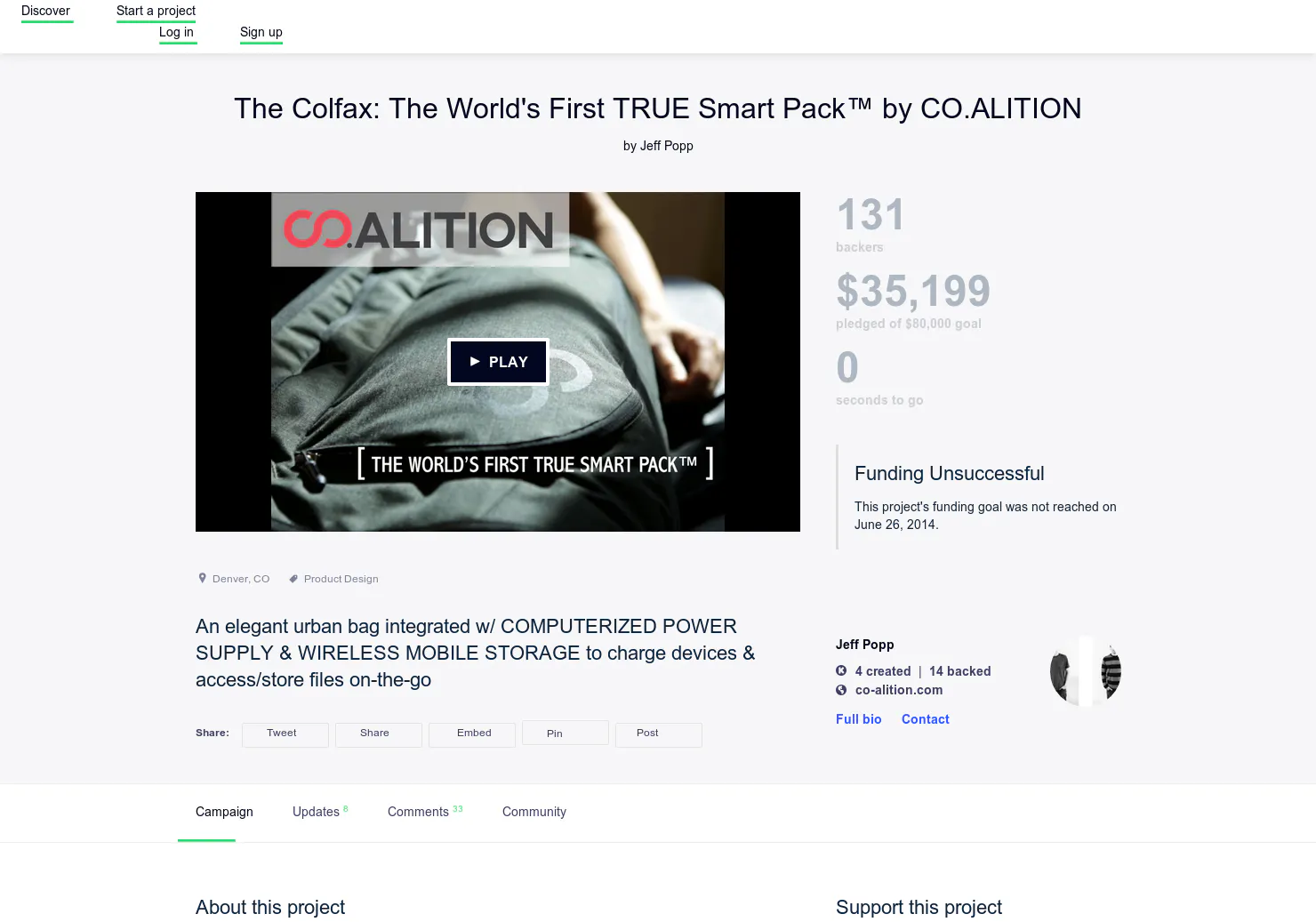 Colfax Backpack