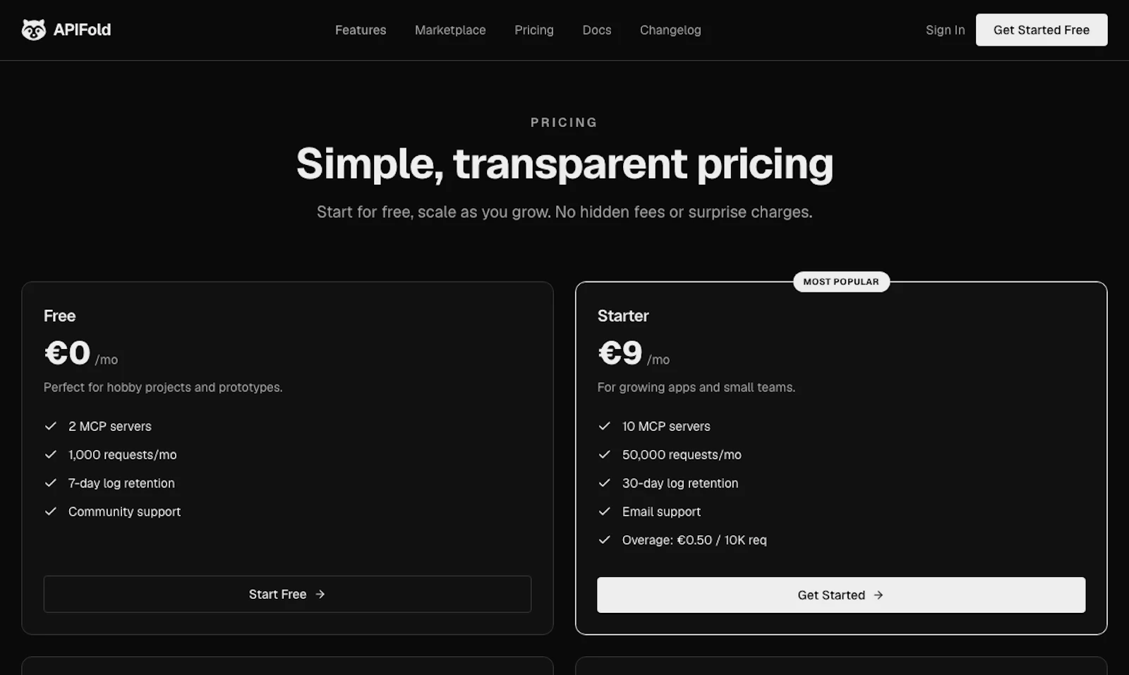 APIFold screenshot 2