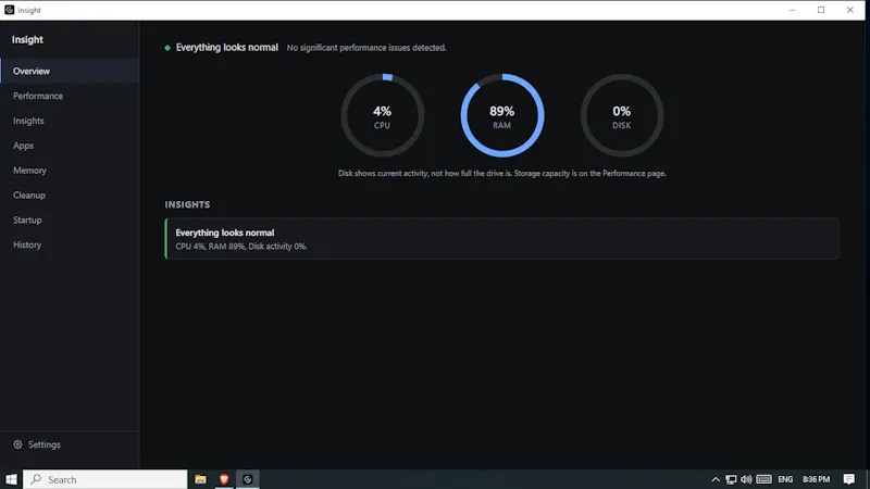 Insight — System Performance Monitor screenshot 6
