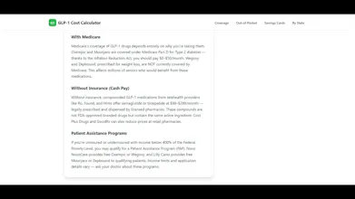 GLP-1 Cost Calculator gallery image