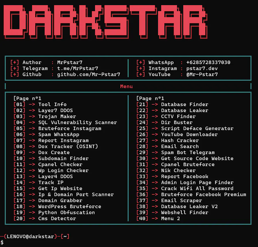 DARKSTAR Security Toolkit gallery image