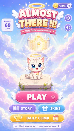 Catie Jump to Heaven - FREE BROWSER GAME gallery image