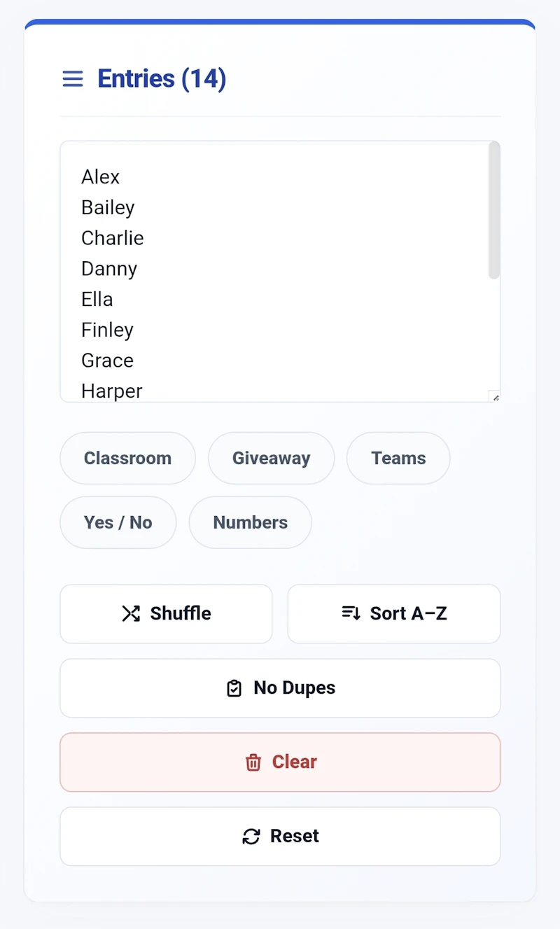 Spin the Wheel screenshot 3