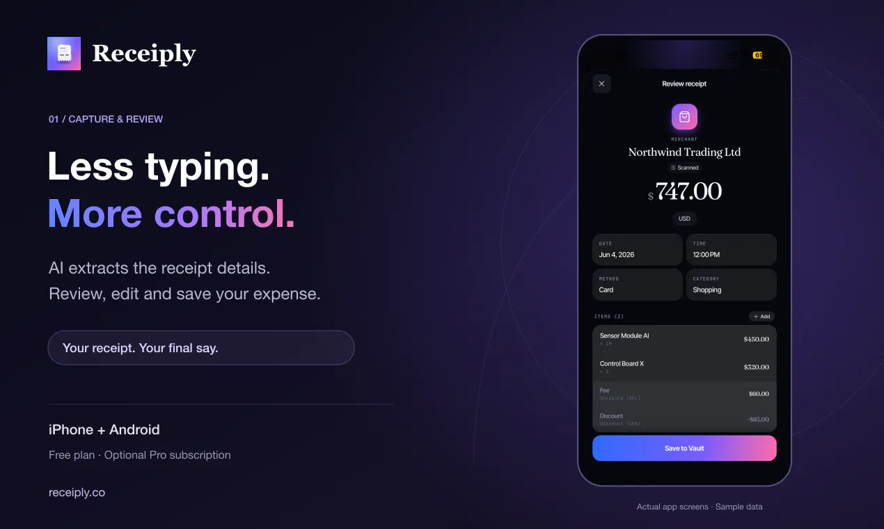 Receiply gallery image