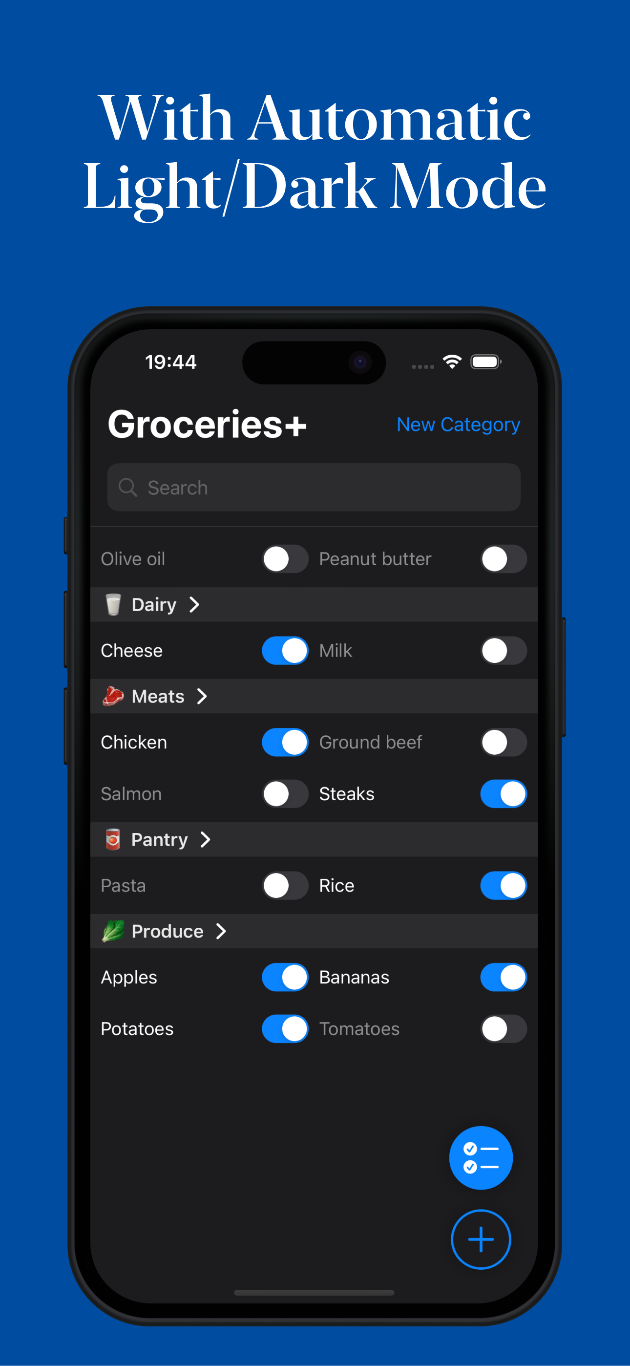 Comestibles: lista de compras media 5