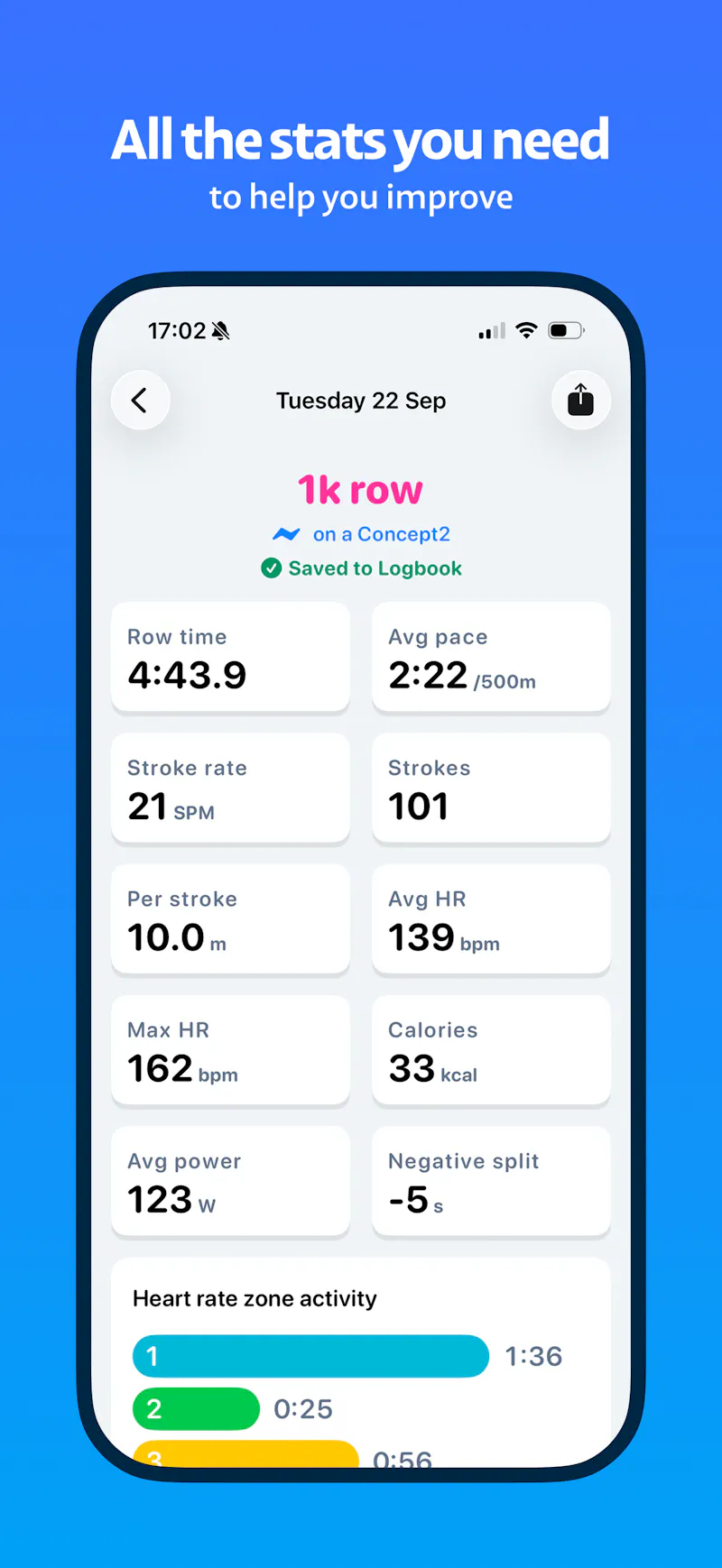 RowPal screenshot 3