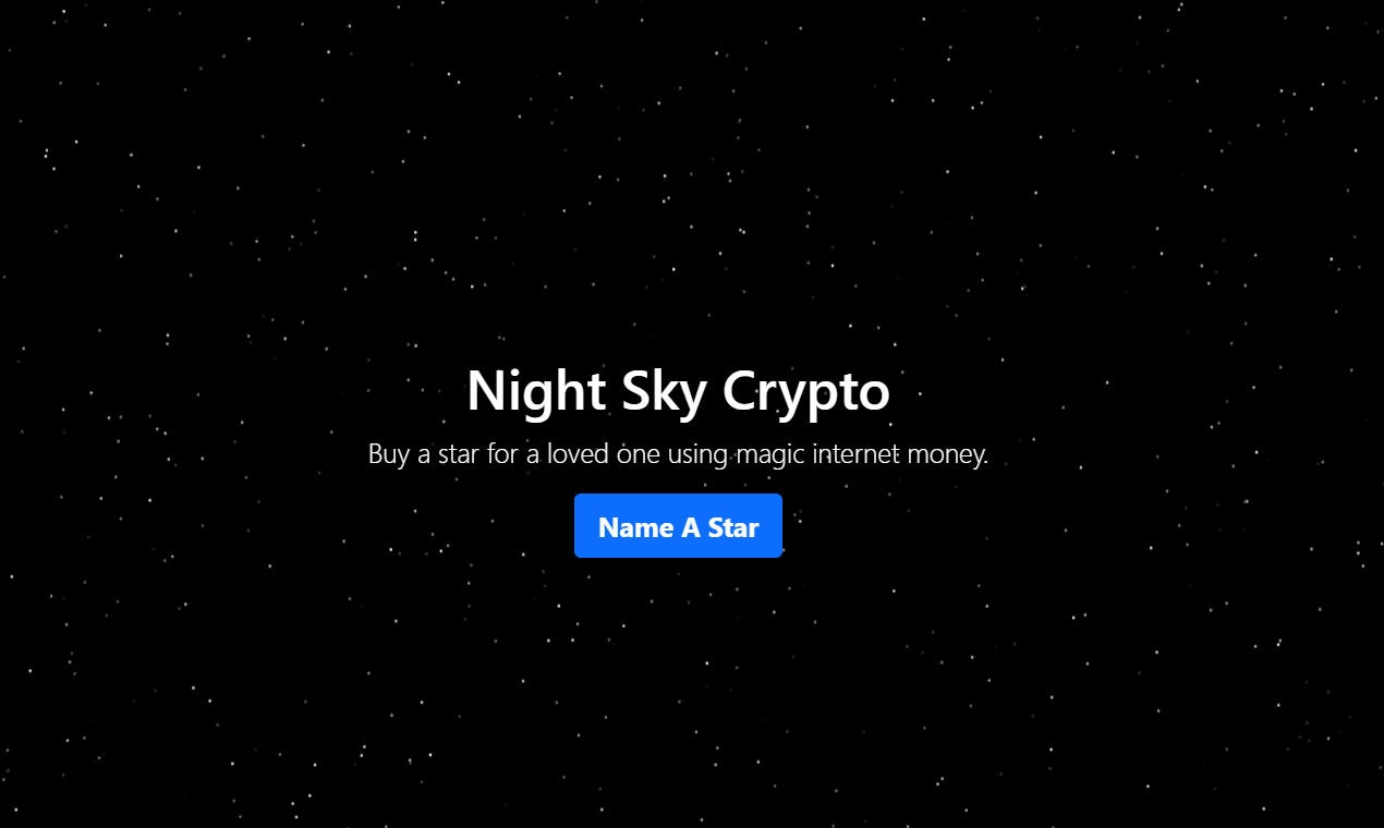 Night Sky Crypto gallery image