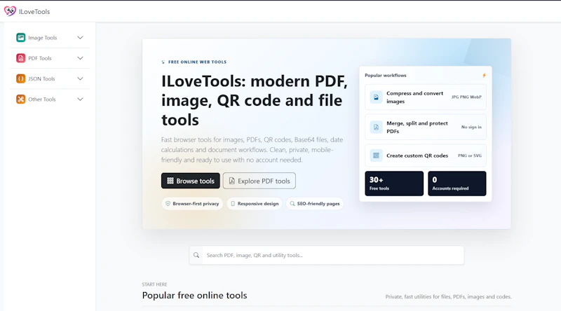 ILoveTools screenshot 2
