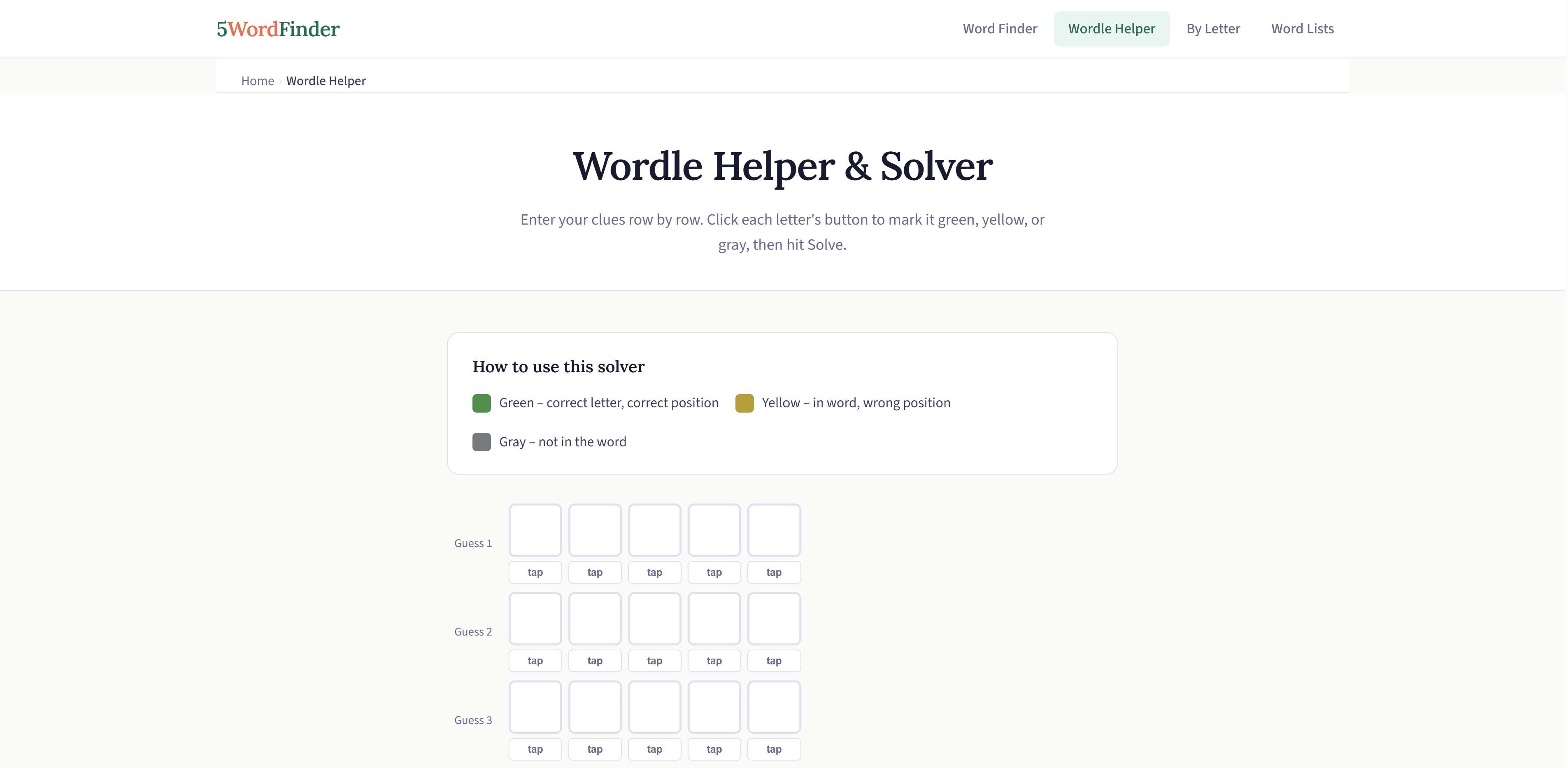 5WordFinder gallery image