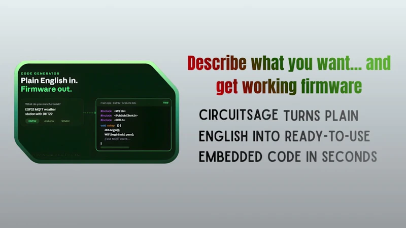 CircuitSage screenshot 1 (video preview)