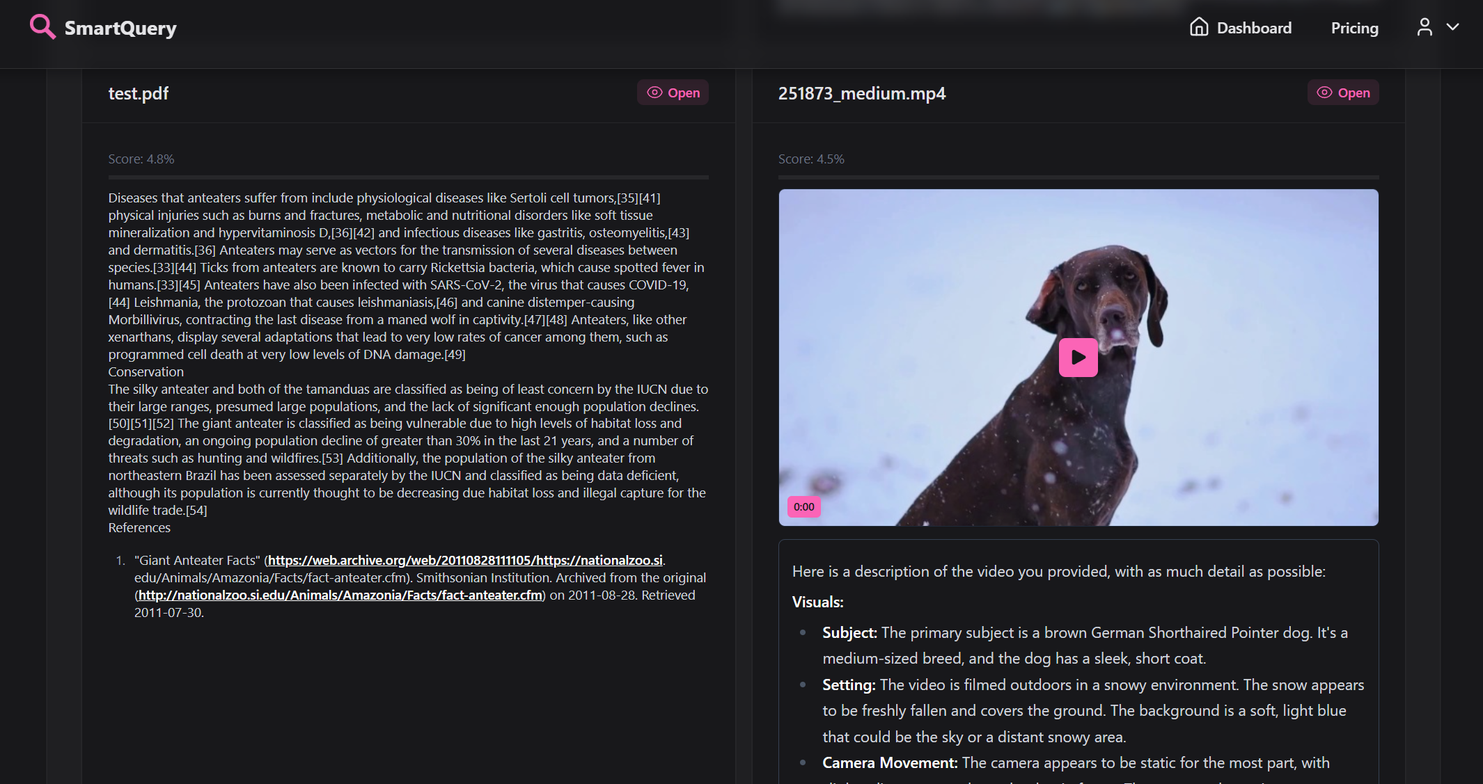 SmartQuery - Screenshot 3 showing product features and functionality