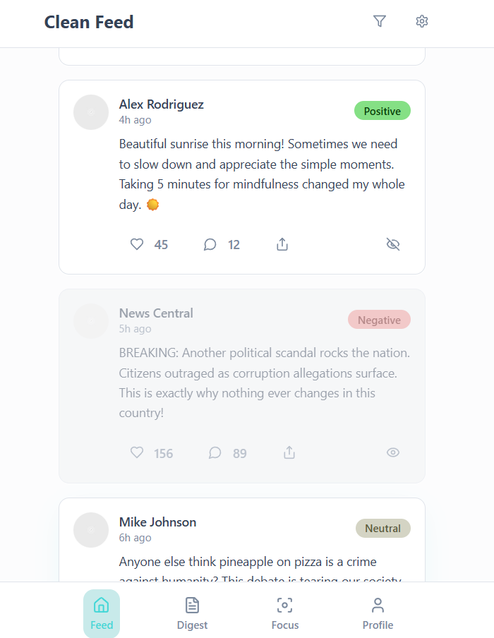 MindfulFeed AI gallery image