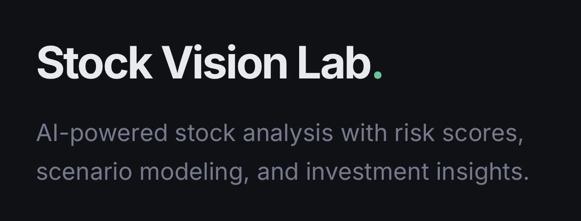 Stock Vision Lab