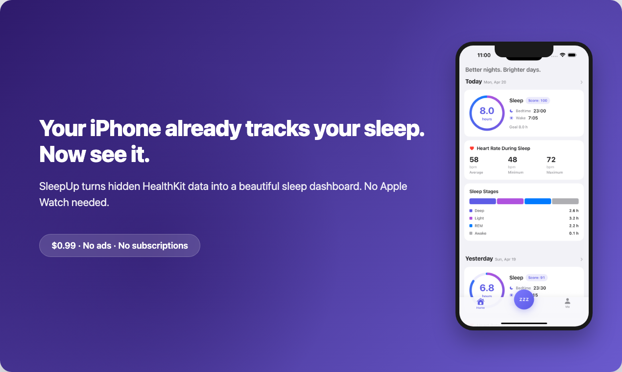 SleepUp - Sleep Tracker gallery image