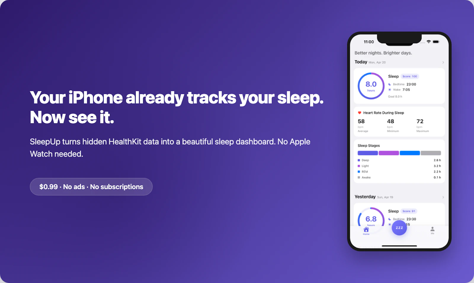 SleepUp - Sleep Tracker screenshot 4