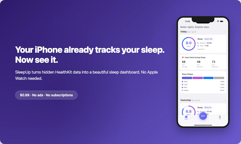 SleepUp - Sleep Tracker screenshot 4