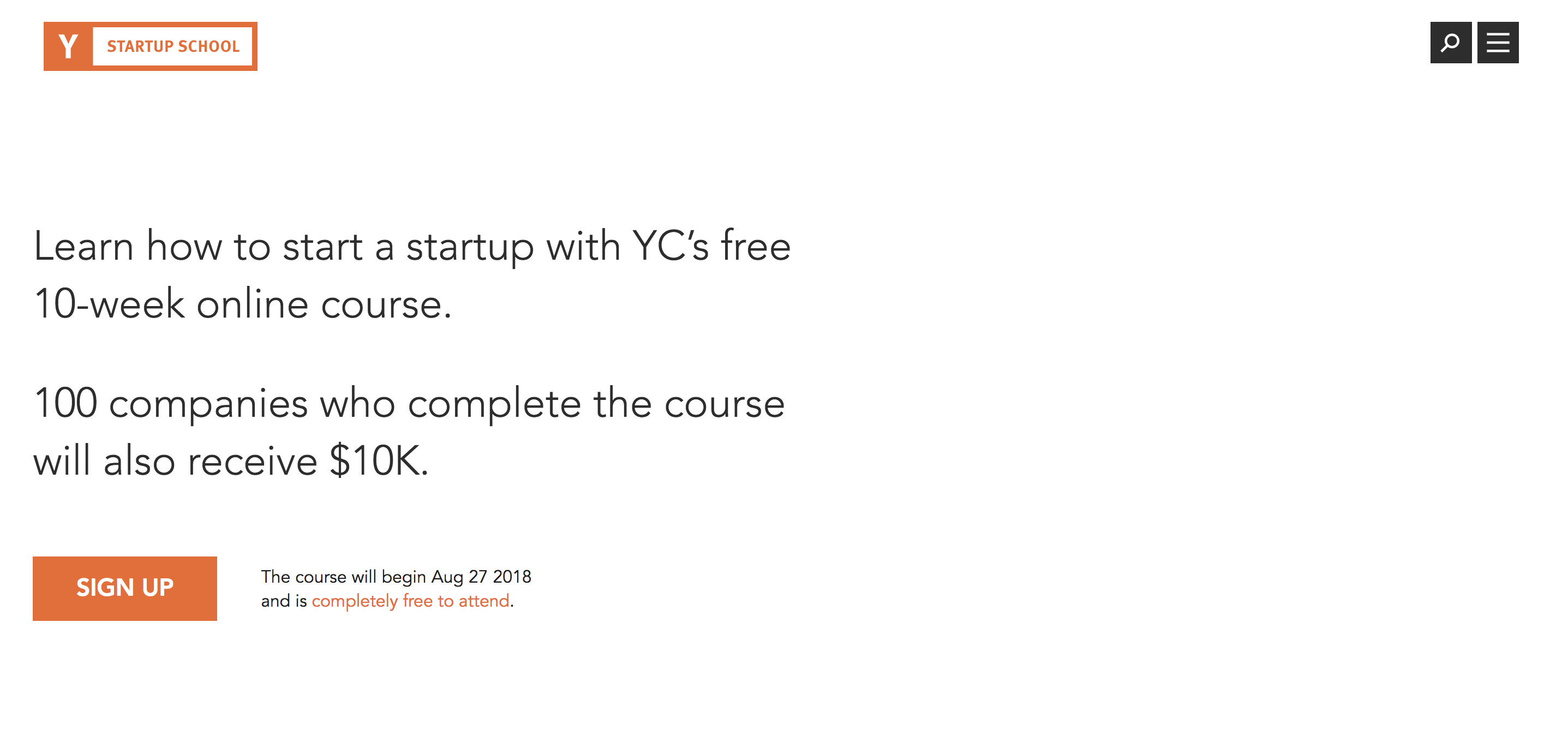 Startup School 2018 Y Combinator S Free Online Course For