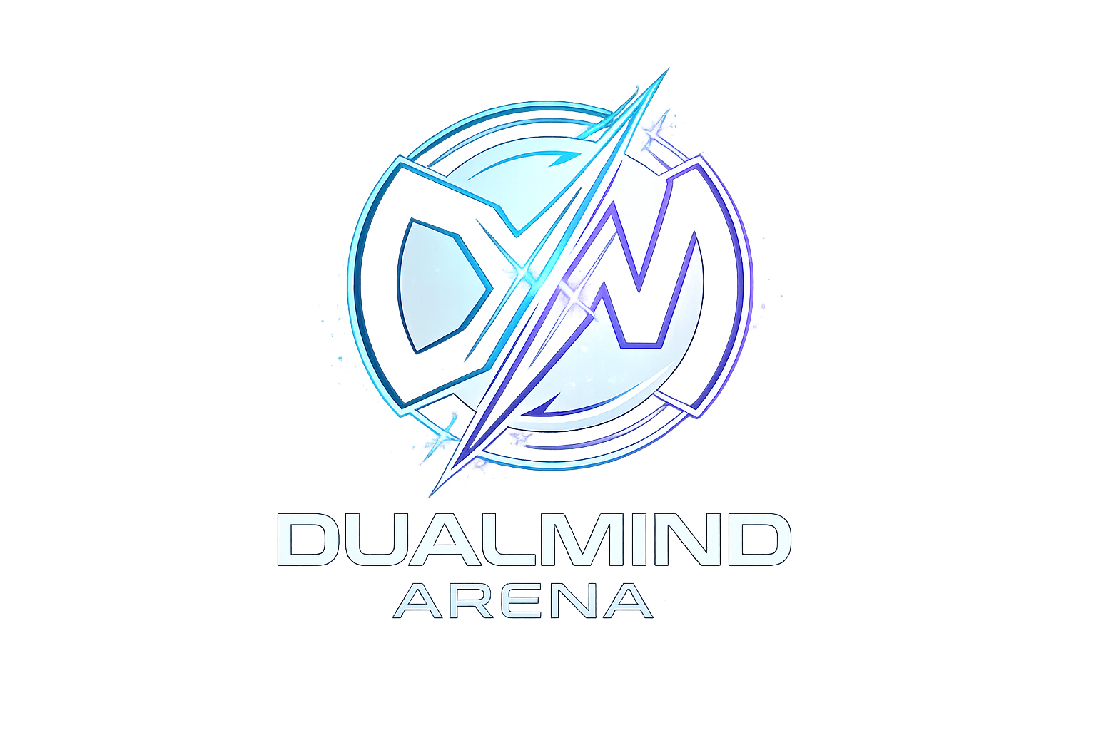 DualMind Arena - Product Hunt launch logo and brand identity
