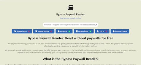 Bypass Paywall Reader gallery image