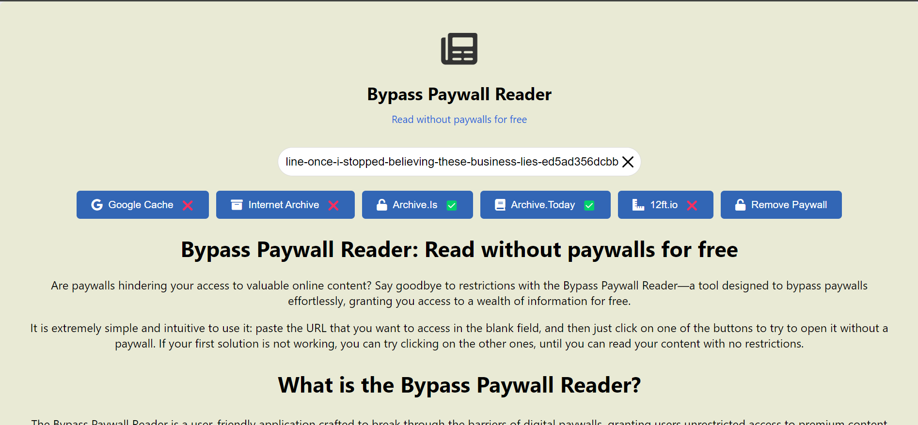 บายพาสเครื่องอ่าน Paywall media 1
