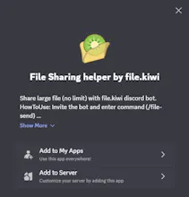 Discord Large File Sharing App gallery image