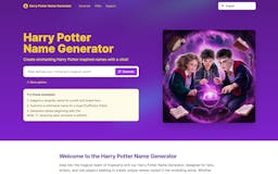 Harry Potter Name Generator media 1
