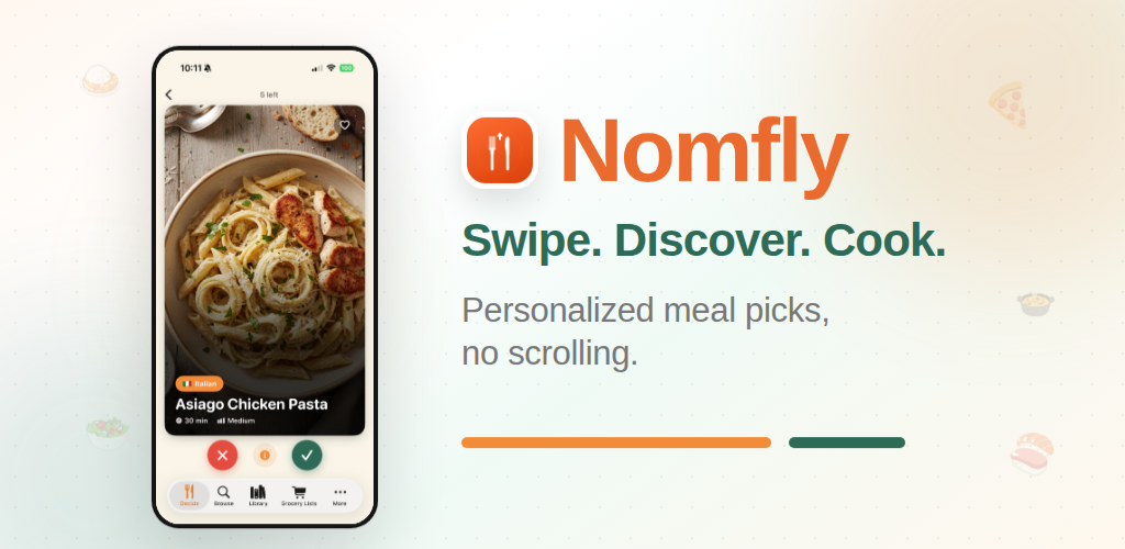 What's for dinner? Let Nomfly decide. gallery image