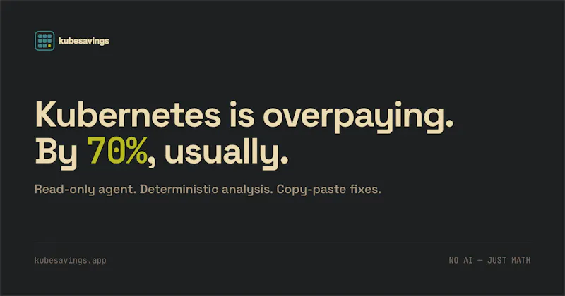 KubeSavings screenshot 1