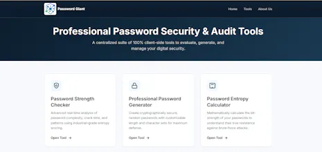Password Giant: Pro Security Tool Suite gallery image