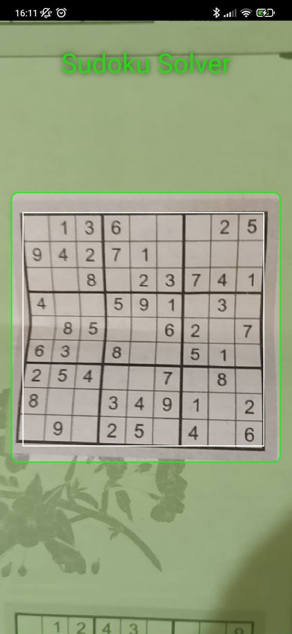 SUDOKU SOLVER (telecamera) media 1