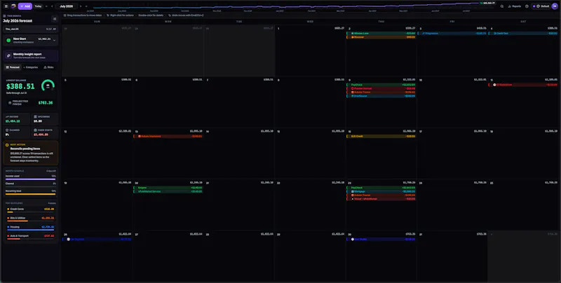 CalBudget screenshot 3