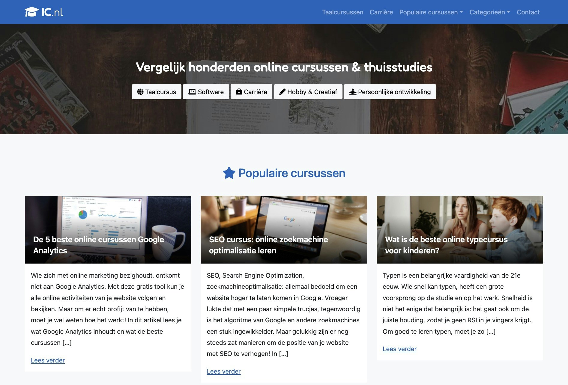 Ic.nl - Bandingkan kursus internet