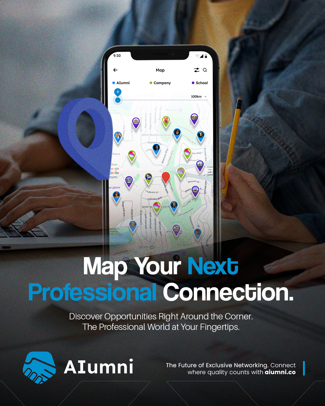 AIumni - Screenshot 2 showing product features and functionality