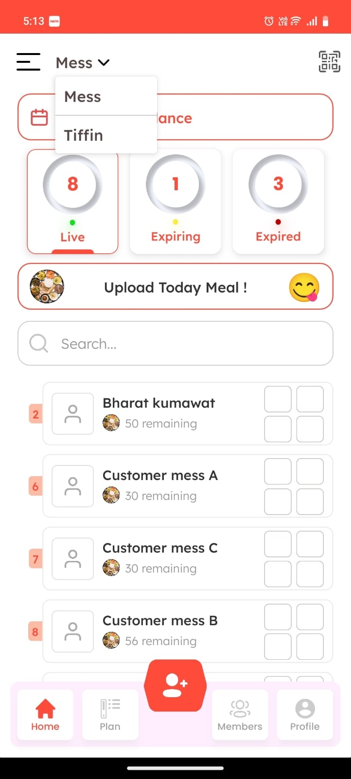 T/M CRM - Screenshot 2 showing product features and functionality