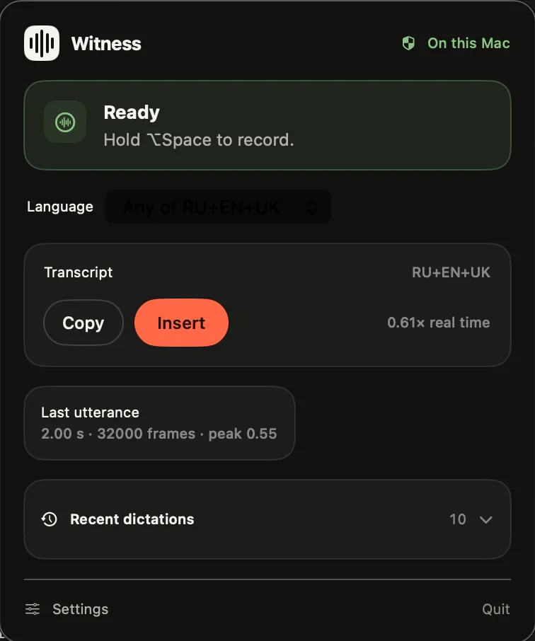 Witness for Mac gallery image