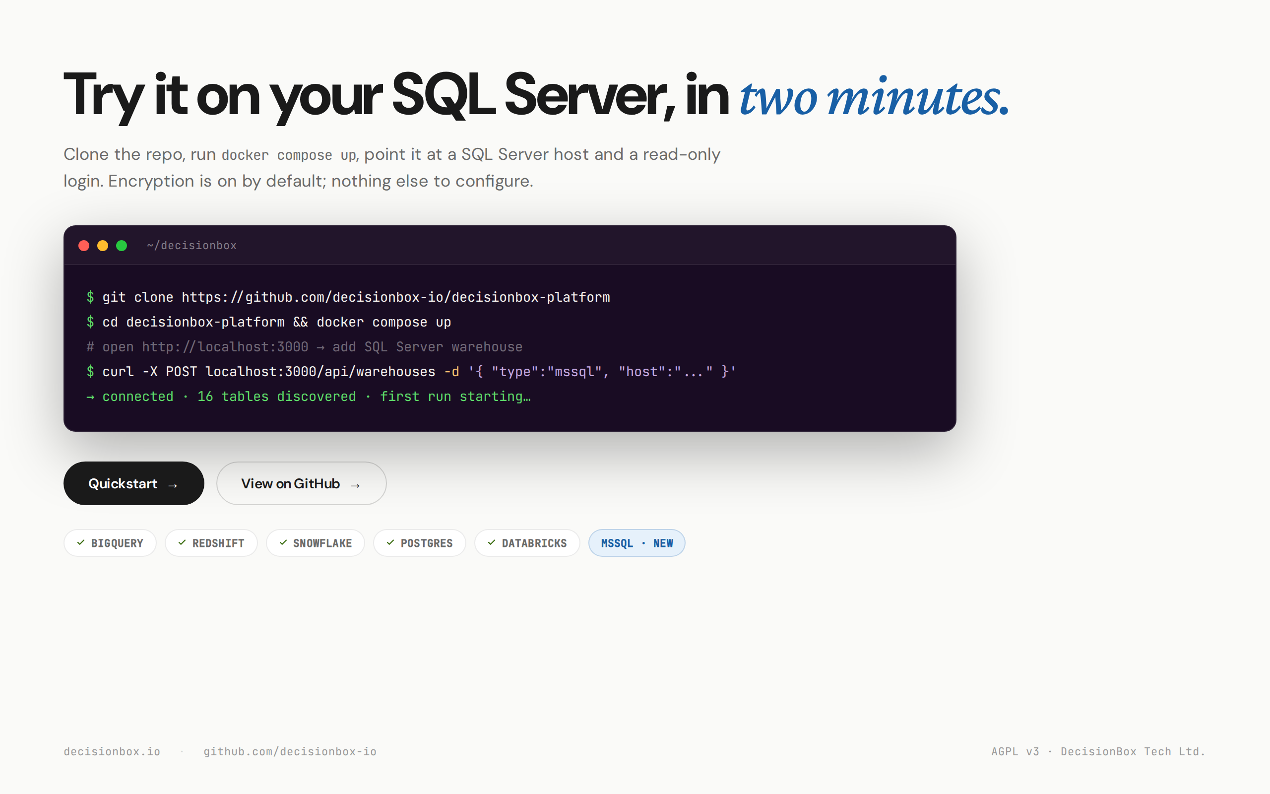 DecisionBox for Microsoft SQL Server gallery image