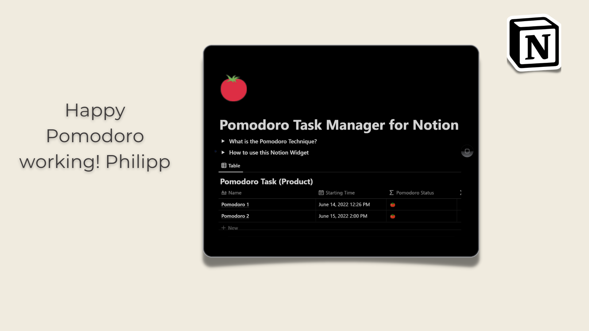 개념에 대한 Pomodoro 작업 관리자 - 개념으로 Pomodoro 간격을 만듭니다. 위젯이 필요하지 않습니다 미디어 5