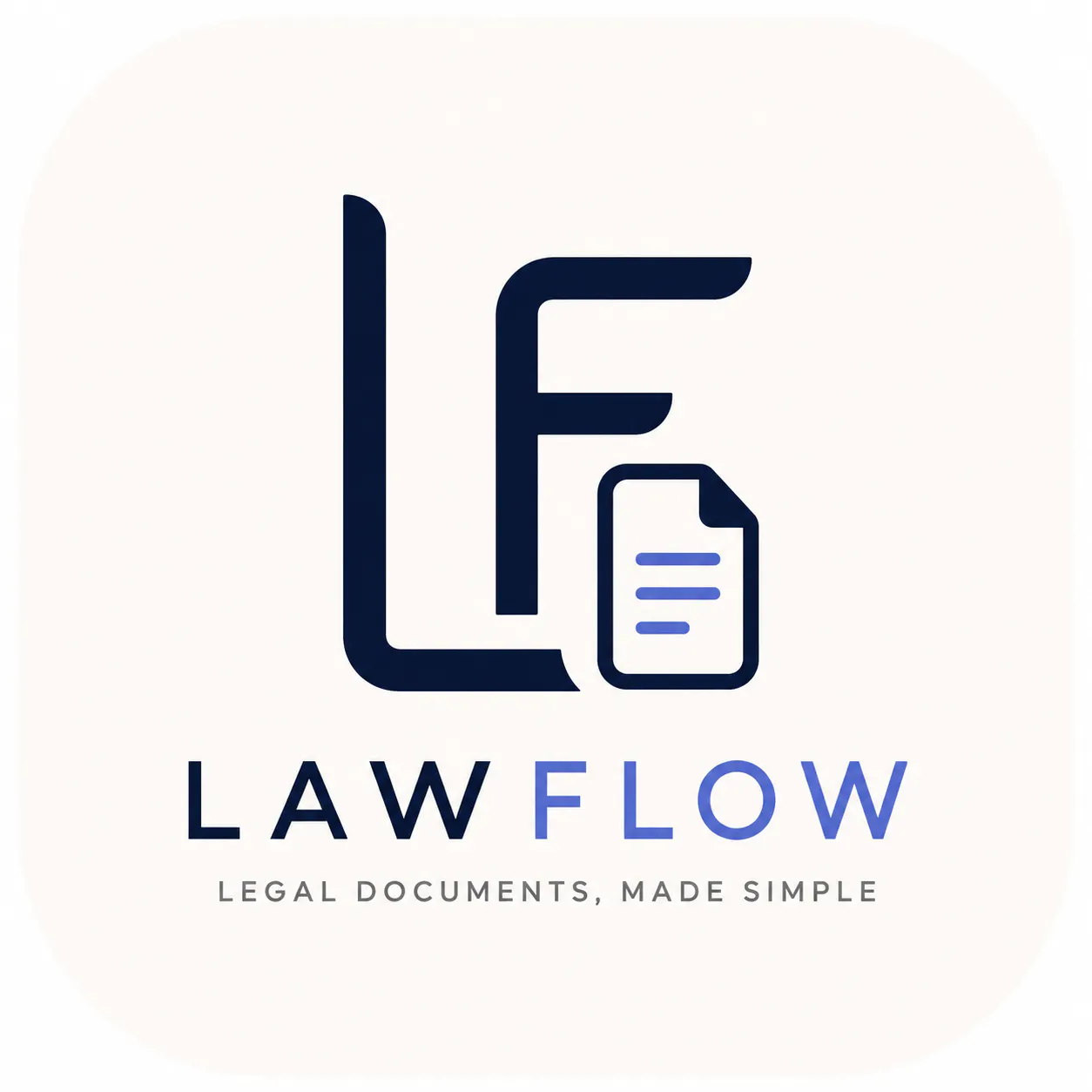 LawFlow — Legal Documents, Made Simple logo