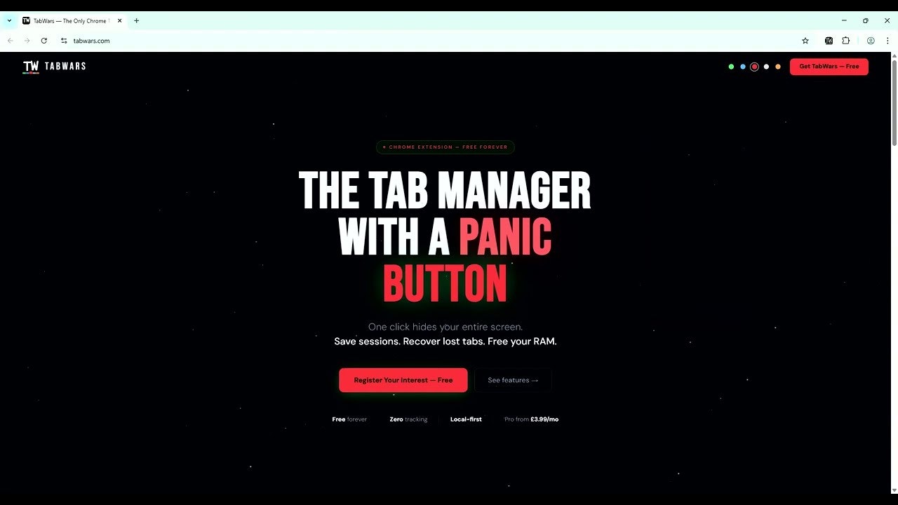 TabWars — Panic Button gallery image