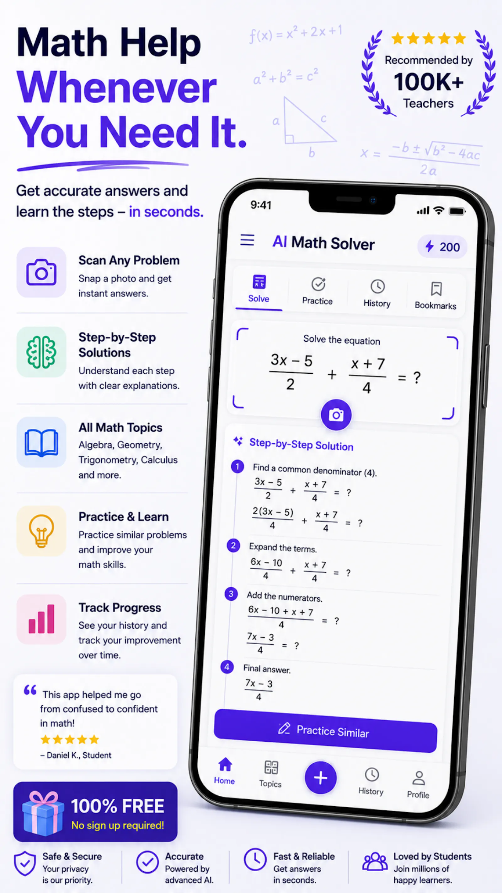 AI Math Solver screenshot 4