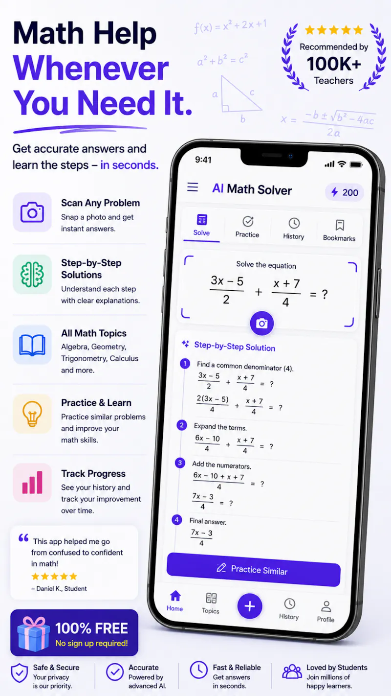 AI Math Solver screenshot 4