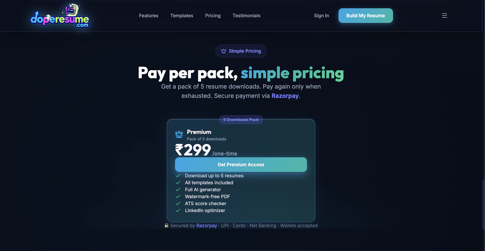 AI Resume Builder  screenshot 4