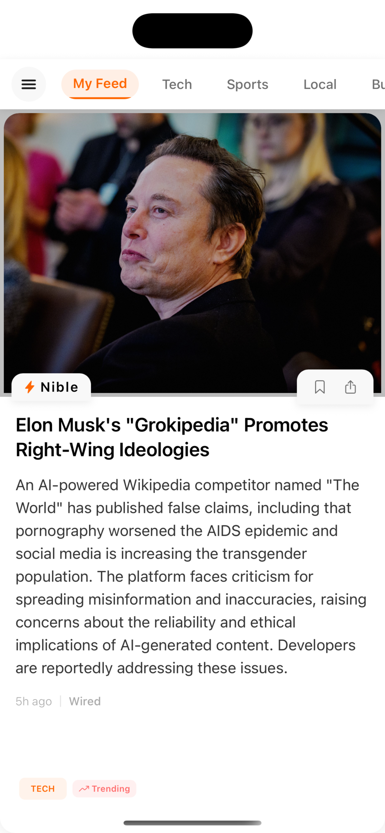 Nible: Dutch + World News in 60 words gallery image