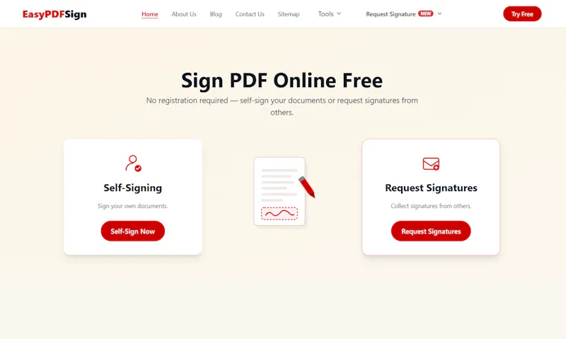 EasyPDFSign screenshot 1